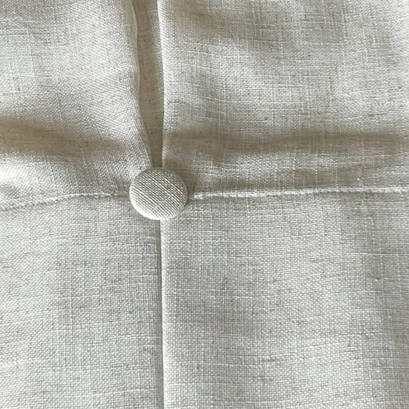 NWT Aimee Maison Antigua Linen Curtains With Button Inverted Pleats 2 Pack - Picture 8 of 9